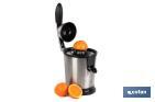 ELECTRIC CITRUS JUICER | RIBADEO MODEL | POWER: 160W | DISHWASHER SAFE | STAINLESS STEEL